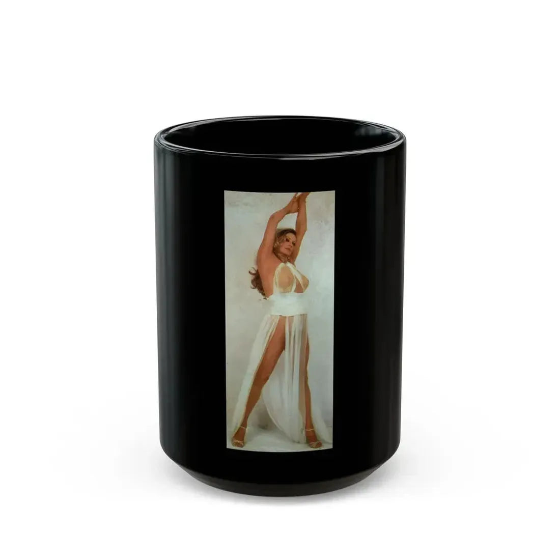 Anita Ekberg #286 - Italian Playboy Mag. Oct. '78 Photo (Vintage Female Icon) Black Coffee Mug 15oz - Go Mug Yourself