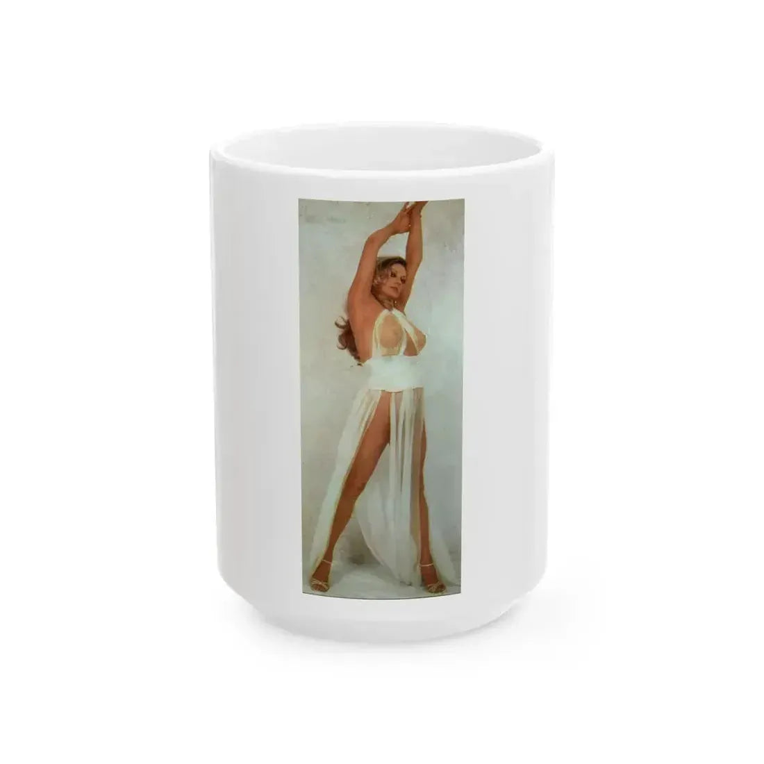 Anita Ekberg #286 - Italian Playboy Mag. Oct. '78 Photo (Vintage Female Icon) White Coffee Mug 15oz - Go Mug Yourself