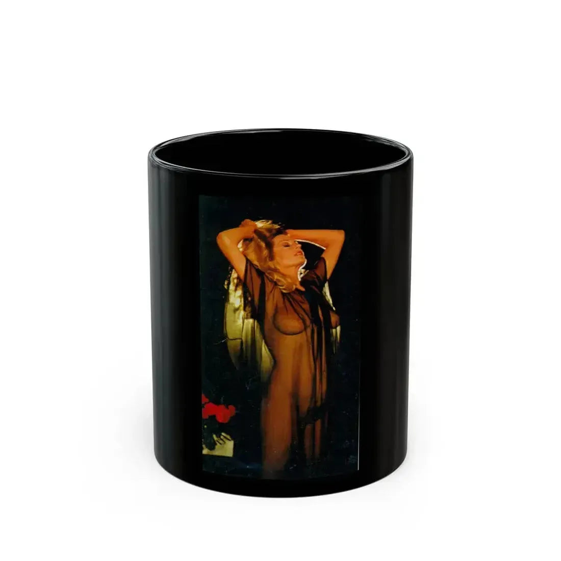 Anita Ekberg #289 - Italian Playboy Mag. Oct. '78 Photo (Vintage Female Icon) Black Coffee Mug 11oz - Go Mug Yourself