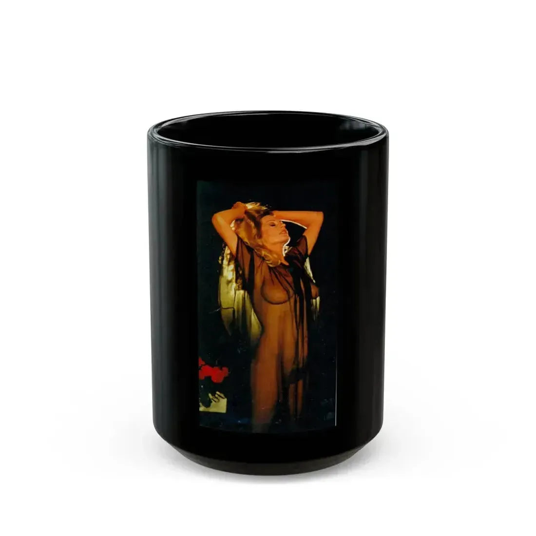 Anita Ekberg #289 - Italian Playboy Mag. Oct. '78 Photo (Vintage Female Icon) Black Coffee Mug 15oz - Go Mug Yourself