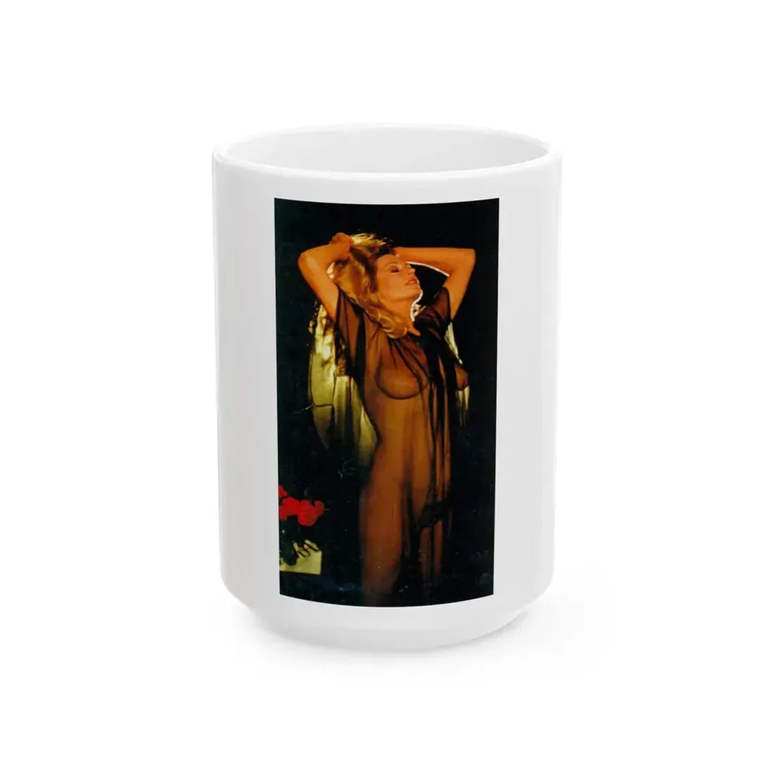 Anita Ekberg #289 - Italian Playboy Mag. Oct. '78 Photo (Vintage Female Icon) White Coffee Mug 15oz - Go Mug Yourself