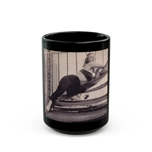 Anita Ekberg #292 (Vintage Female Icon) Black Coffee Mug 15oz - Go Mug Yourself