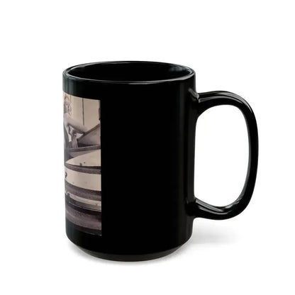 Anita Ekberg #292 (Vintage Female Icon) Black Coffee Mug - Go Mug Yourself