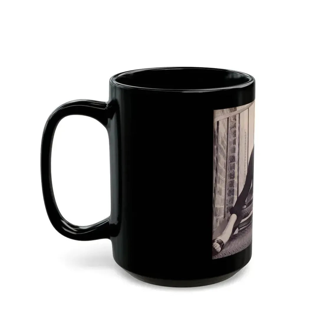 Anita Ekberg #292 (Vintage Female Icon) Black Coffee Mug - Go Mug Yourself