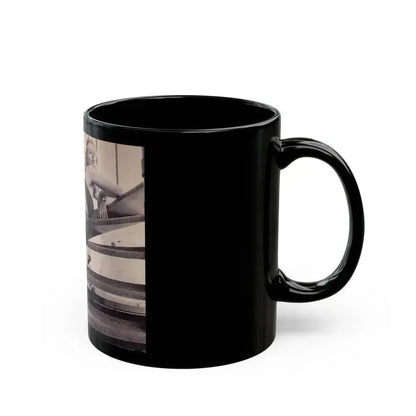 Anita Ekberg #292 (Vintage Female Icon) Black Coffee Mug - Go Mug Yourself