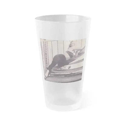 Anita Ekberg #292 (Vintage Female Icon) Frosted Pint Glass 16oz 16oz Frosted - Go Mug Yourself
