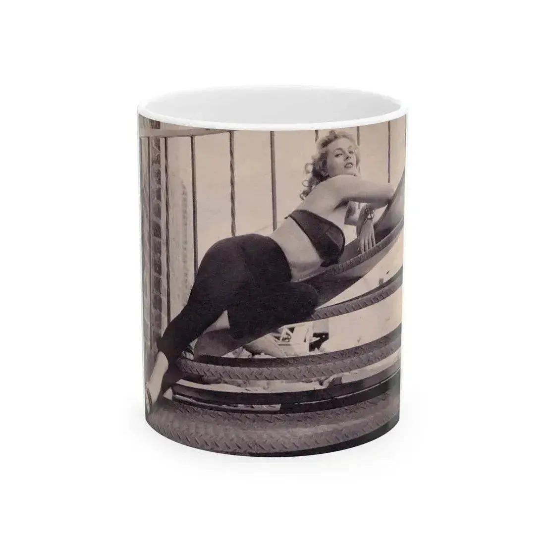 Anita Ekberg #292 (Vintage Female Icon) White Coffee Mug 11oz - Go Mug Yourself