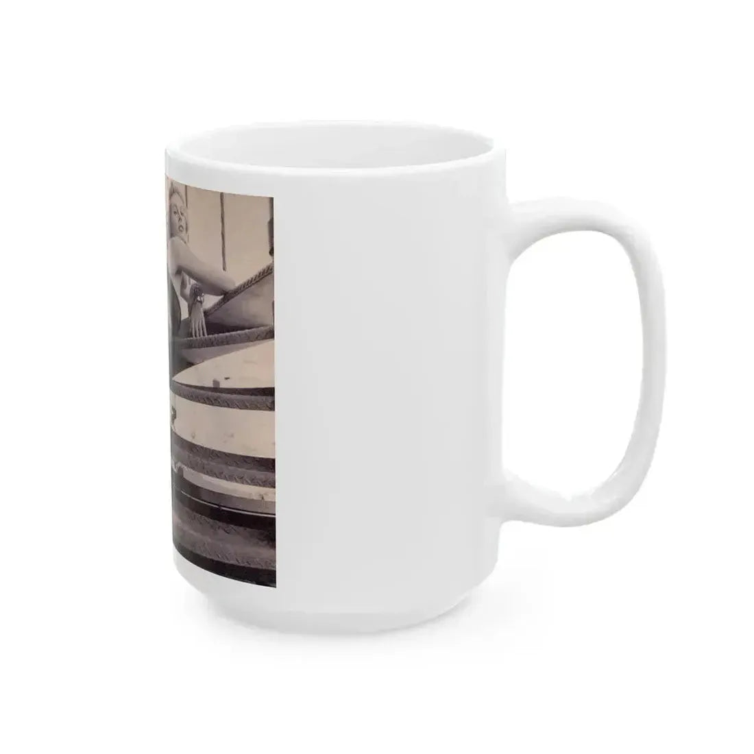 Anita Ekberg #292 (Vintage Female Icon) White Coffee Mug - Go Mug Yourself