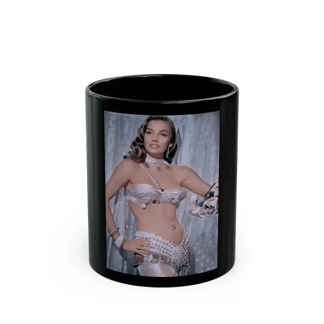 Anita Ekberg #293 (Vintage Female Icon) Black Coffee Mug 11oz - Go Mug Yourself