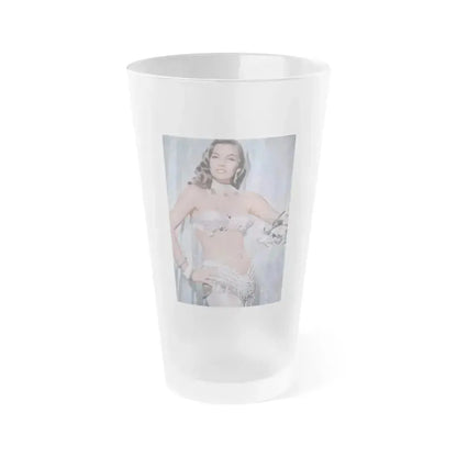 Anita Ekberg #293 (Vintage Female Icon) Frosted Pint Glass 16oz 16oz Frosted - Go Mug Yourself