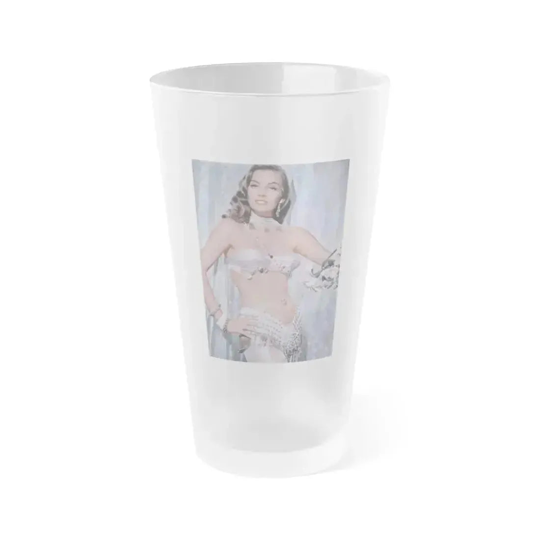 Anita Ekberg #293 (Vintage Female Icon) Frosted Pint Glass 16oz 16oz Frosted - Go Mug Yourself