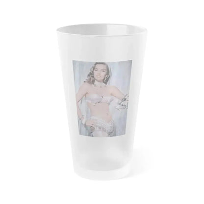 Anita Ekberg #293 (Vintage Female Icon) Frosted Pint Glass 16oz 16oz Frosted - Go Mug Yourself