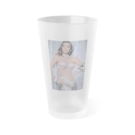 Anita Ekberg #293 (Vintage Female Icon) Frosted Pint Glass 16oz 16oz Frosted - Go Mug Yourself