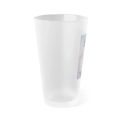 Anita Ekberg #293 (Vintage Female Icon) Frosted Pint Glass 16oz - Go Mug Yourself
