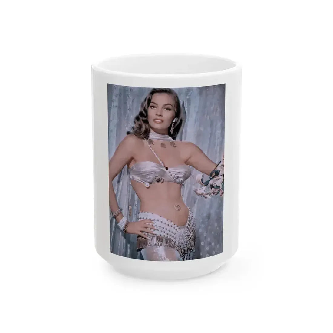 Anita Ekberg #293 (Vintage Female Icon) White Coffee Mug 15oz - Go Mug Yourself