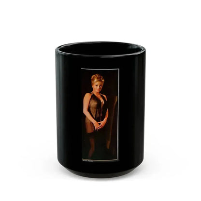 Anita Ekberg #295 (Vintage Female Icon) Black Coffee Mug 15oz - Go Mug Yourself