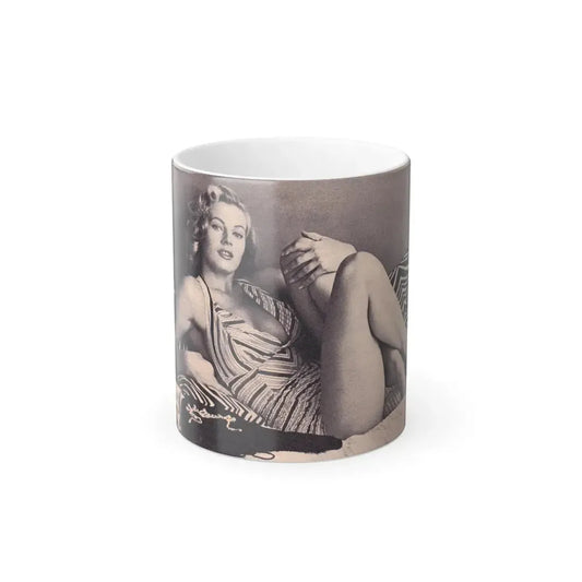 Anita Ekberg #296 (Vintage Female Icon) Color Changing Mug 11oz 11oz - Go Mug Yourself