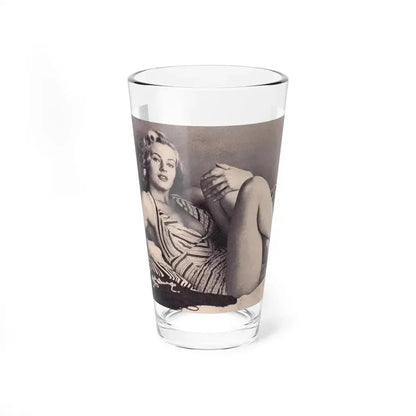 Anita Ekberg #296 (Vintage Female Icon) Pint Glass 16oz 16oz - Go Mug Yourself