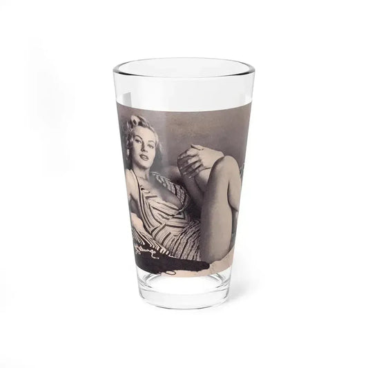Anita Ekberg #296 (Vintage Female Icon) Pint Glass 16oz 16oz - Go Mug Yourself