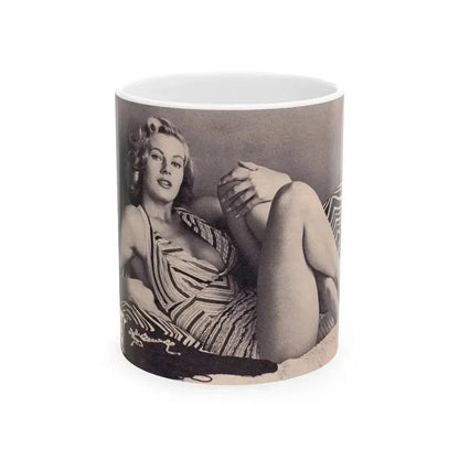 Anita Ekberg #296 (Vintage Female Icon) White Coffee Mug 11oz - Go Mug Yourself