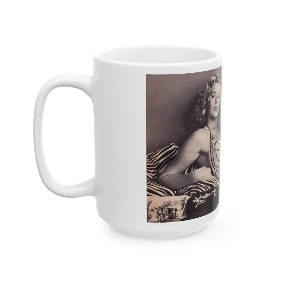 Anita Ekberg #296 (Vintage Female Icon) White Coffee Mug - Go Mug Yourself
