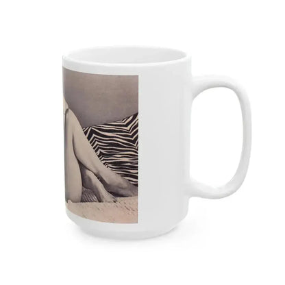 Anita Ekberg #296 (Vintage Female Icon) White Coffee Mug - Go Mug Yourself