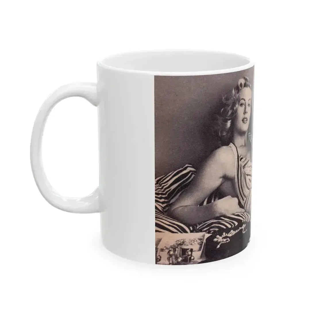 Anita Ekberg #296 (Vintage Female Icon) White Coffee Mug - Go Mug Yourself