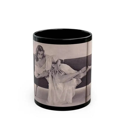 Anita Ekberg #297 (Vintage Female Icon) Black Coffee Mug 11oz - Go Mug Yourself