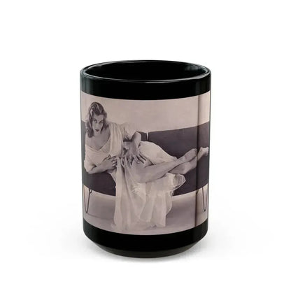 Anita Ekberg #297 (Vintage Female Icon) Black Coffee Mug 15oz - Go Mug Yourself