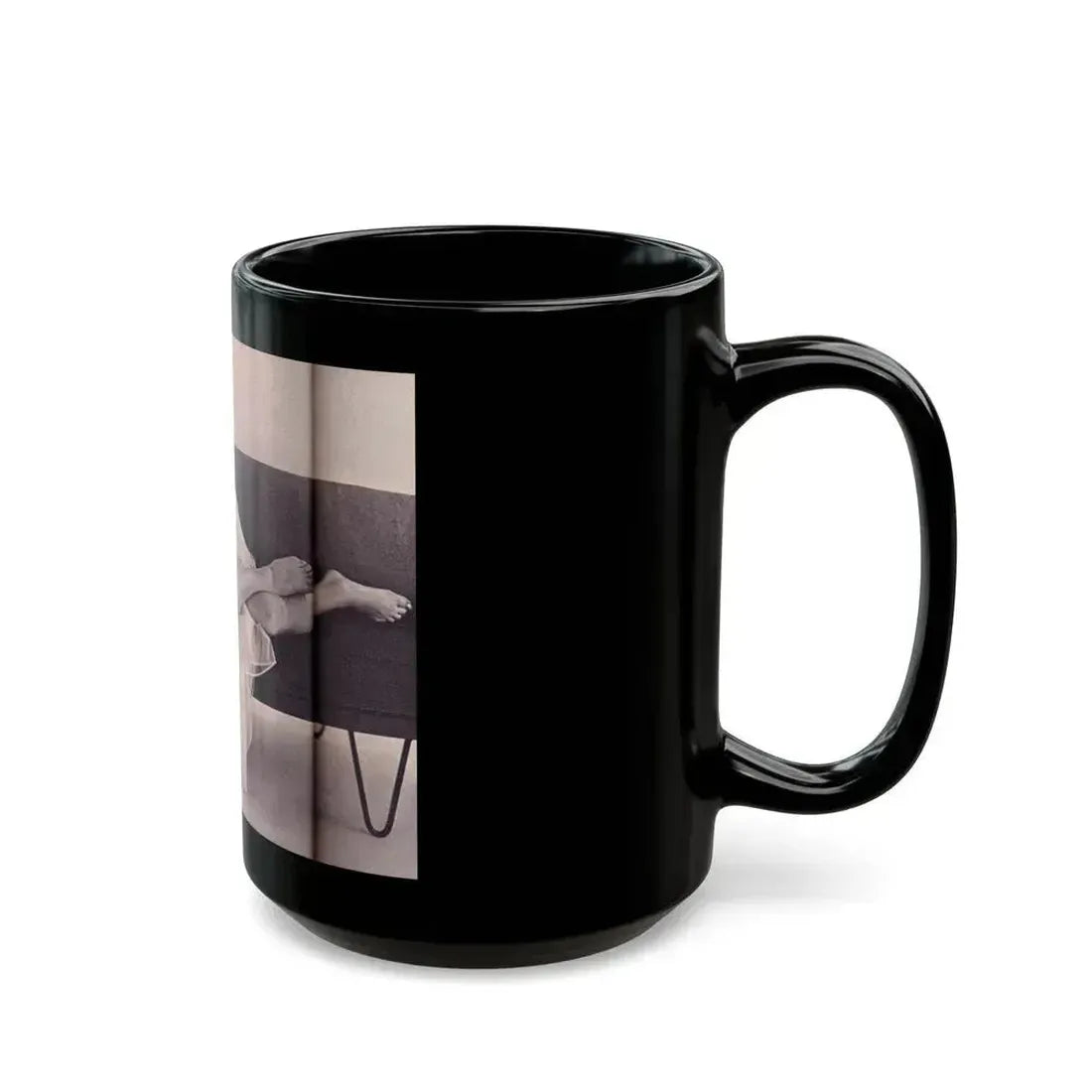 Anita Ekberg #297 (Vintage Female Icon) Black Coffee Mug - Go Mug Yourself