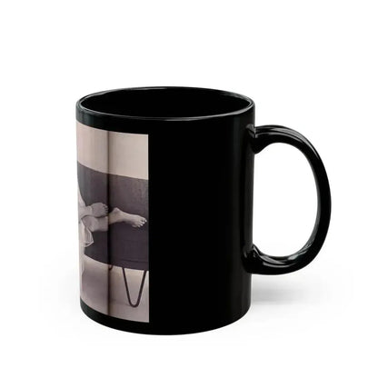Anita Ekberg #297 (Vintage Female Icon) Black Coffee Mug - Go Mug Yourself