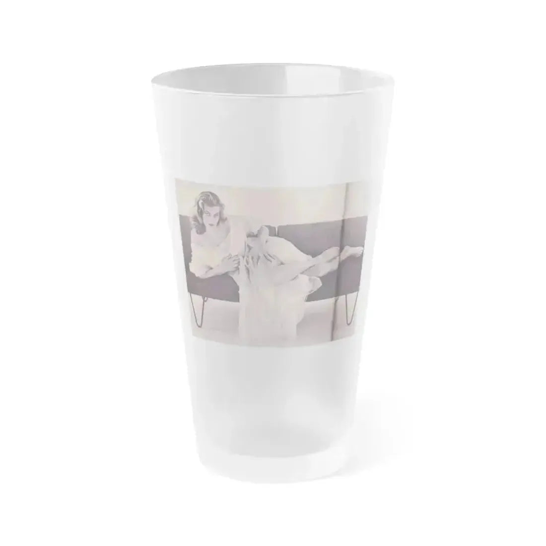Anita Ekberg #297 (Vintage Female Icon) Frosted Pint Glass 16oz 16oz Frosted - Go Mug Yourself