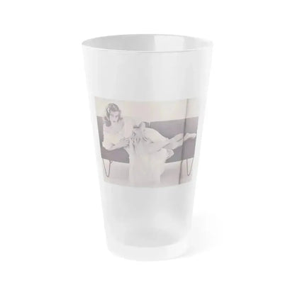 Anita Ekberg #297 (Vintage Female Icon) Frosted Pint Glass 16oz 16oz Frosted - Go Mug Yourself