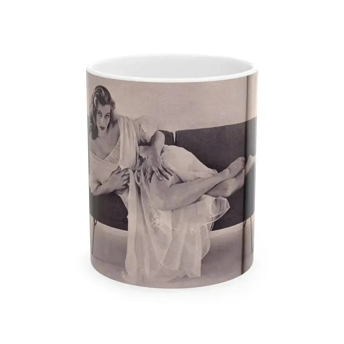Anita Ekberg #297 (Vintage Female Icon) White Coffee Mug 11oz - Go Mug Yourself