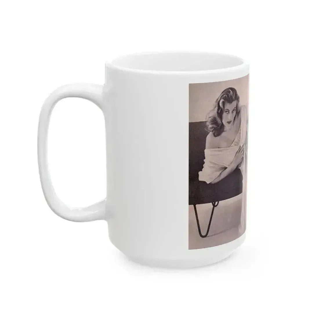 Anita Ekberg #297 (Vintage Female Icon) White Coffee Mug - Go Mug Yourself