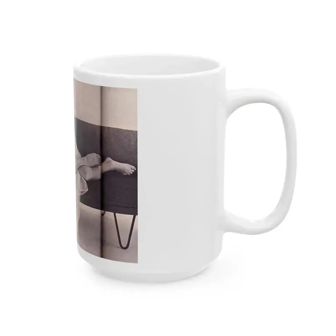 Anita Ekberg #297 (Vintage Female Icon) White Coffee Mug - Go Mug Yourself