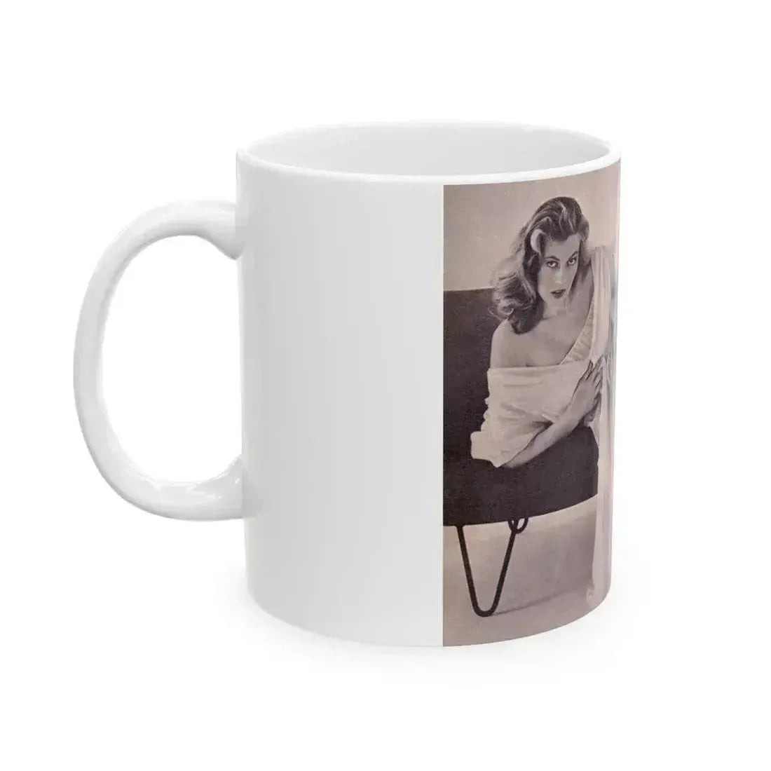 Anita Ekberg #297 (Vintage Female Icon) White Coffee Mug - Go Mug Yourself