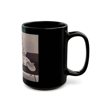 Anita Ekberg #298 (Vintage Female Icon) Black Coffee Mug - Go Mug Yourself