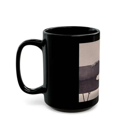 Anita Ekberg #298 (Vintage Female Icon) Black Coffee Mug - Go Mug Yourself