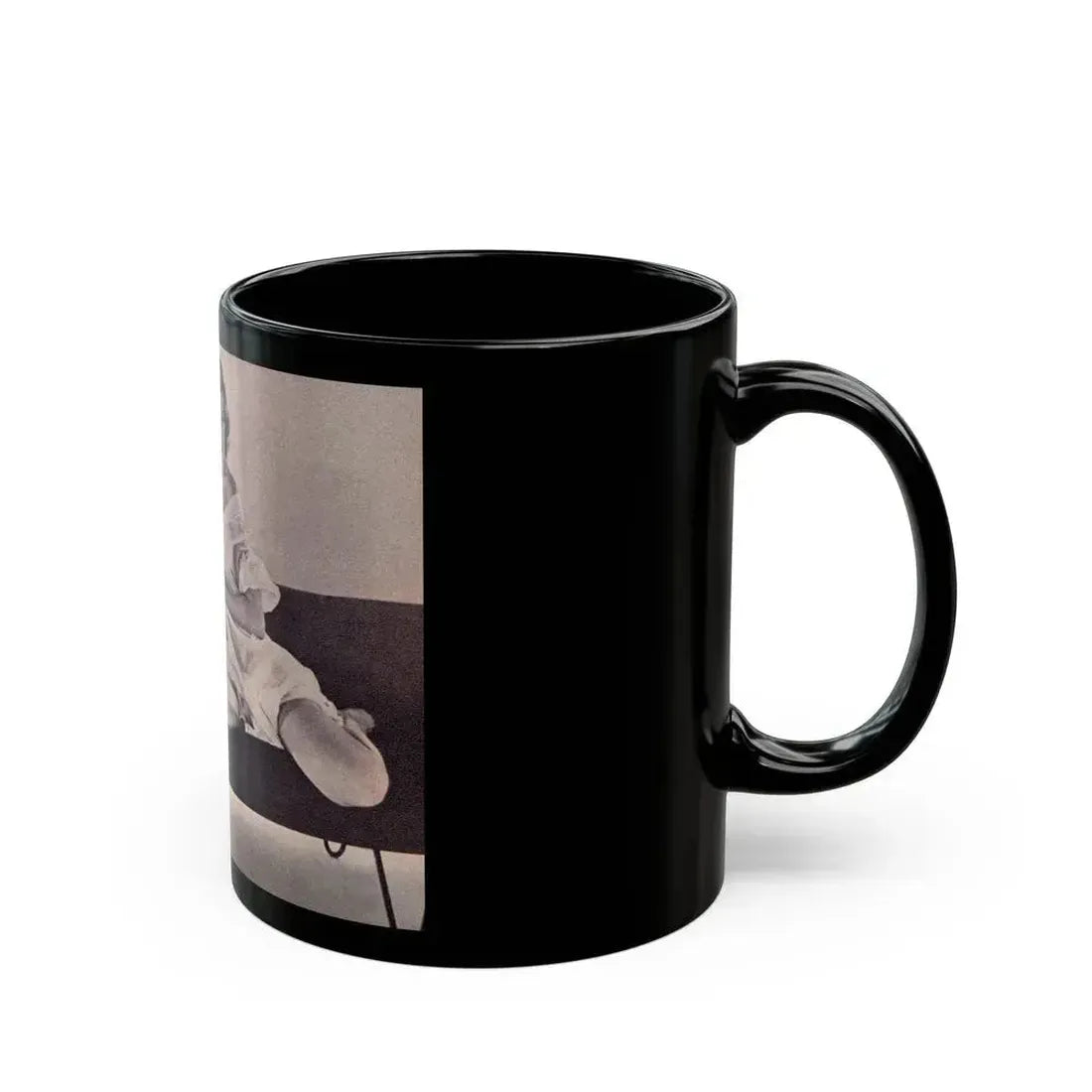 Anita Ekberg #298 (Vintage Female Icon) Black Coffee Mug - Go Mug Yourself