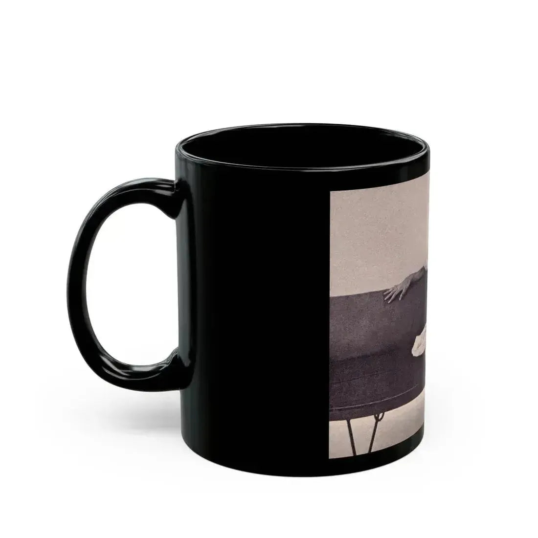 Anita Ekberg #298 (Vintage Female Icon) Black Coffee Mug - Go Mug Yourself