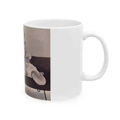 Anita Ekberg #298 (Vintage Female Icon) White Coffee Mug - Go Mug Yourself