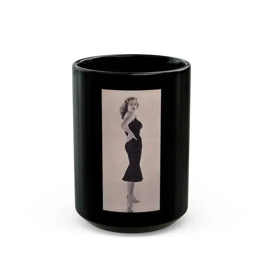 Anita Ekberg #299 (Vintage Female Icon) Black Coffee Mug 15oz - Go Mug Yourself