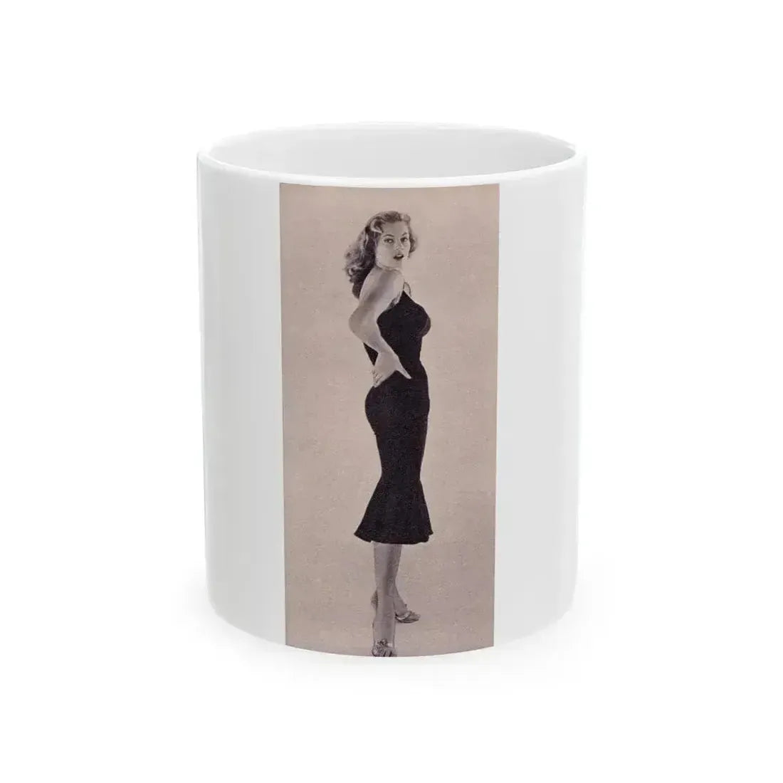 Anita Ekberg #299 (Vintage Female Icon) White Coffee Mug 11oz - Go Mug Yourself
