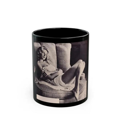 Anita Ekberg #302 (Vintage Female Icon) Black Coffee Mug 11oz - Go Mug Yourself