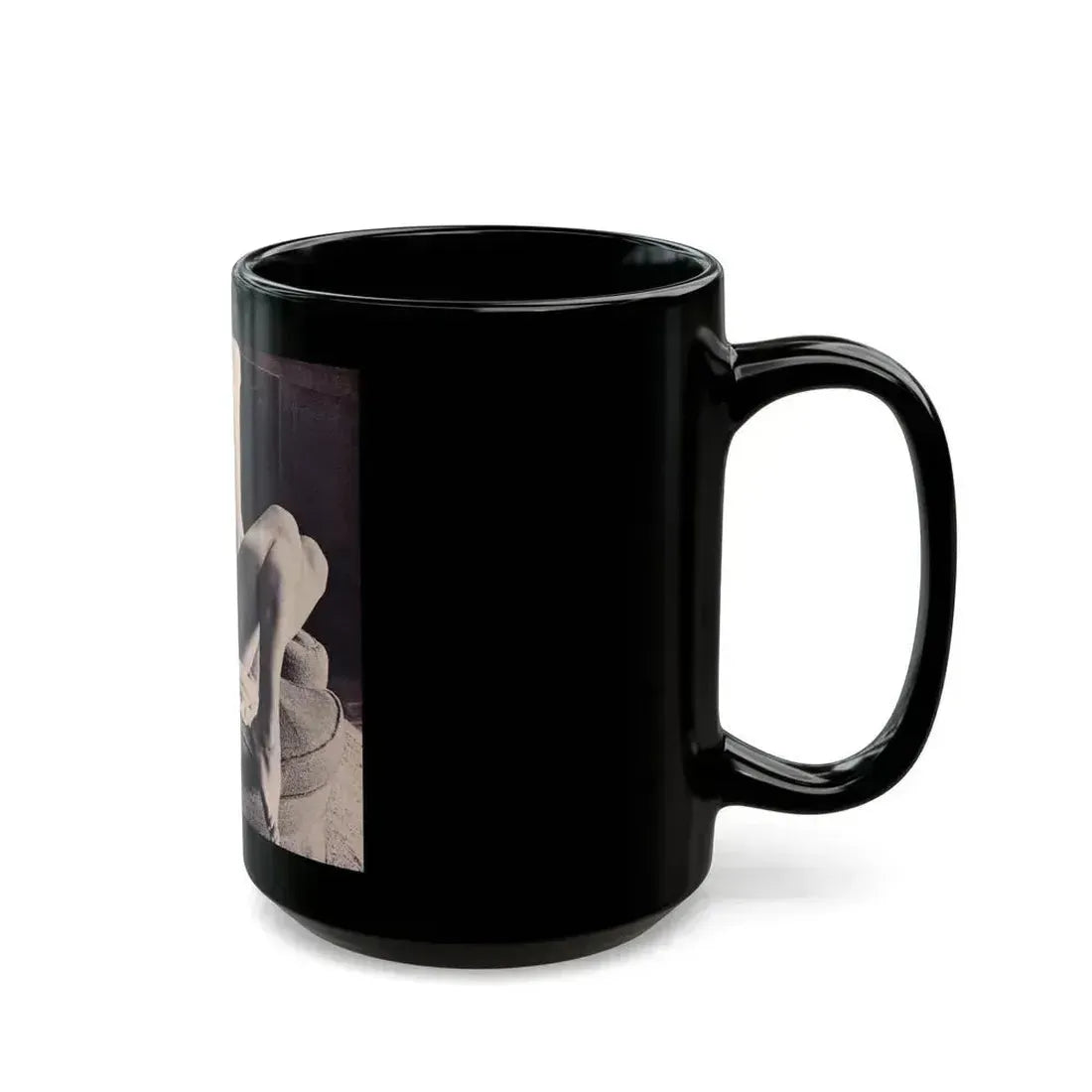 Anita Ekberg #302 (Vintage Female Icon) Black Coffee Mug - Go Mug Yourself