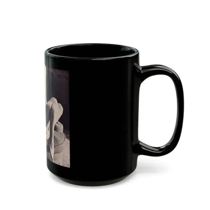 Anita Ekberg #302 (Vintage Female Icon) Black Coffee Mug - Go Mug Yourself