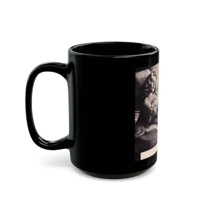 Anita Ekberg #302 (Vintage Female Icon) Black Coffee Mug - Go Mug Yourself
