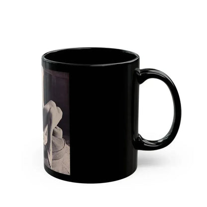 Anita Ekberg #302 (Vintage Female Icon) Black Coffee Mug - Go Mug Yourself