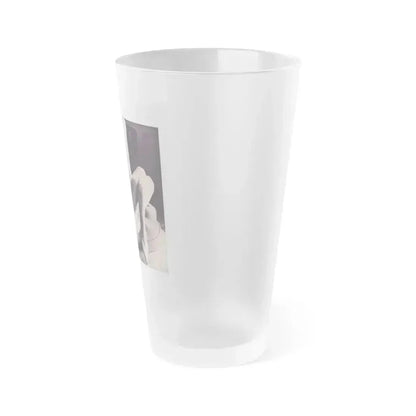 Anita Ekberg #302 (Vintage Female Icon) Frosted Pint Glass 16oz - Go Mug Yourself